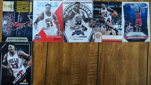 帕尼尼公司 pippen 公牛队 scottie 专集 皮蓬 NBA球星卡