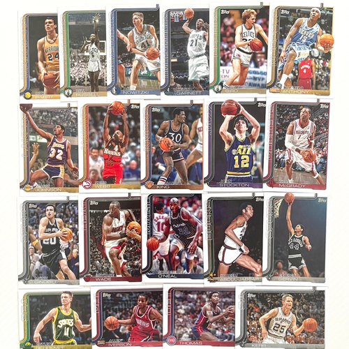 传奇名宿特卡topps元年球星卡全套及单卡 经典选图 魔术师 拉塞尔