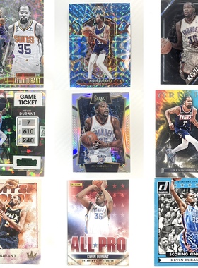 杜兰特球星卡专集 nba篮球 Durant 正版 帕尼尼 topps
