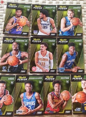 nba球星卡 帕尼尼 2018-19 player of the day系列新秀卡全套10张