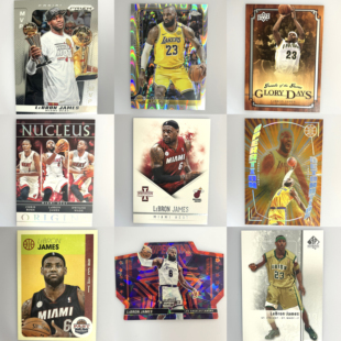 詹姆斯球星卡专集（300种）nba篮球 JAMES 帕尼尼 topps 折射