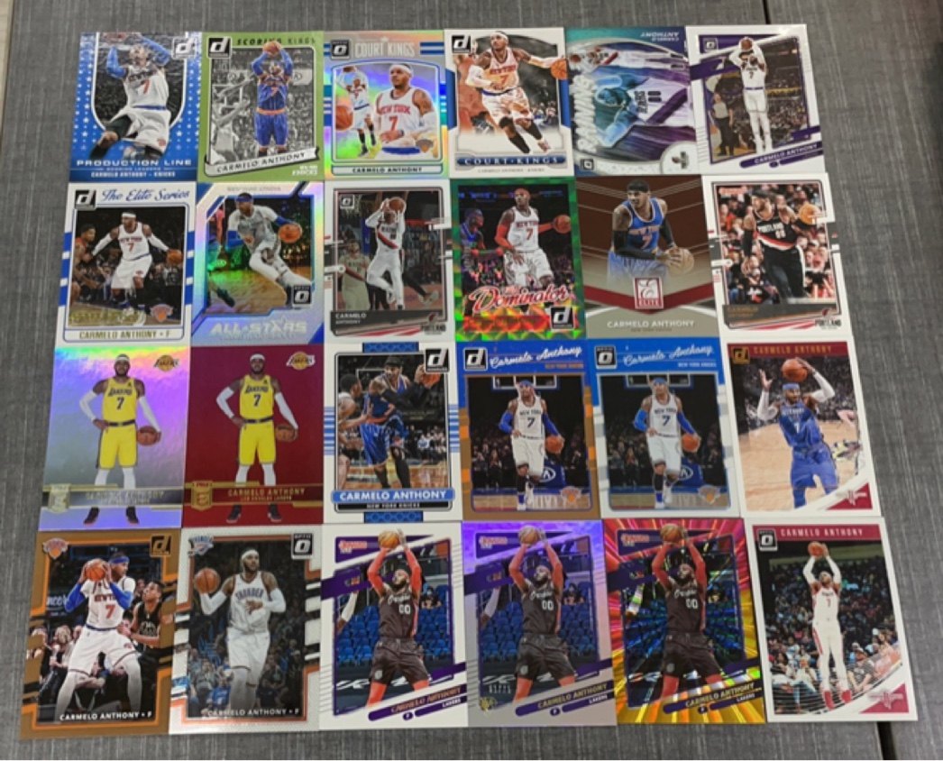 NBA球星卡 帕尼尼 donruss optic 安东尼 ANTHONY 普特限量卡专场