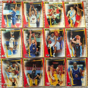 99cba球星卡 奥博尼中场灵特卡 全套12张 王治郅胡卫东巴特尔等