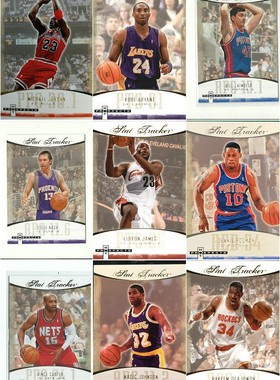 nba球星卡 fleer 2007-08 hot系列 Stat Tracker 特卡 全套及单卡