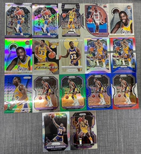 魔术师 约翰逊 MAGIC普特卡专集 篮球 NBA球星卡 帕尼尼prizm系列