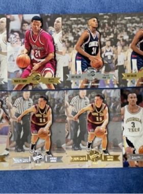 篮球球星卡presspass公司出品 大学卡金版 银版 纳什 坎比 马布里