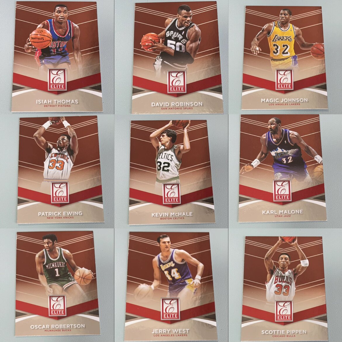 nba篮球球星卡 帕尼尼 2014-15 杜蕾斯 elite特卡退役球员特卡