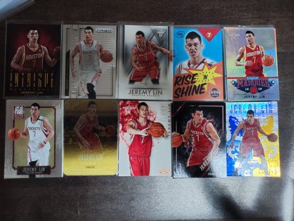 panini火箭队林书豪普特卡