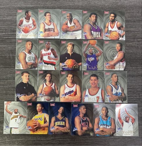 NBA球星卡 fleer公司出 1998-99 fleer brilliants新秀全套及单卡