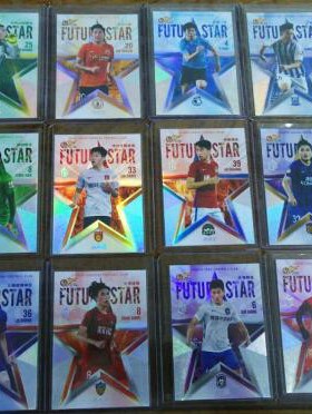 足球球星卡 中体卡业 2018 中超 未来之星  1:36 特卡 及限量折射