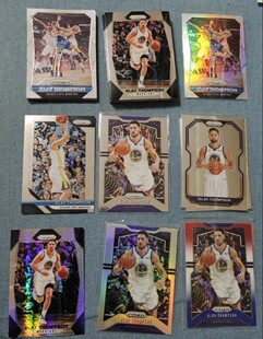 NBA球星卡 克莱汤普森 klay Thompson prizm系列普特卡限量卡专集