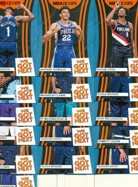 2019-20 Panini Hoops系列we got next新秀特卡及镭射 nba球星卡