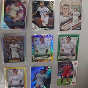 足球球星卡 topps 德国 皇马toni kroos托尼克罗斯普特限量卡专集