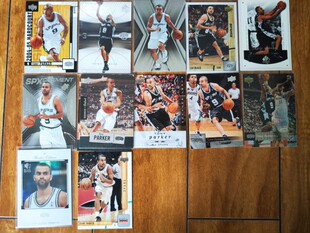 NBA球星卡upper deck美国亚德马刺托尼帕克 tony parker 78号以后