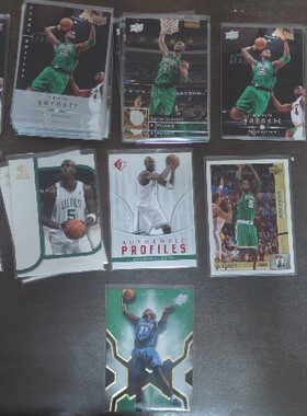 NBA球星卡凯文加内特凯尔特人队upper deck亚德Kevin garnett专集