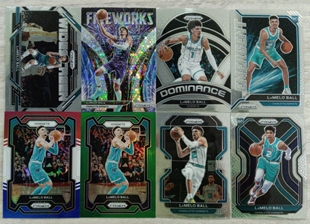 篮球nba球星卡 帕尼尼prizm系列 拉梅洛 鲍尔三球专场 普特限量卡