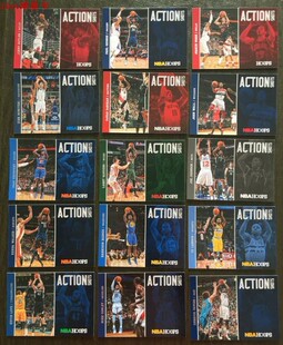 NBA球星卡1314 panini Hoops系列Action Shots特卡全套25张及单卡