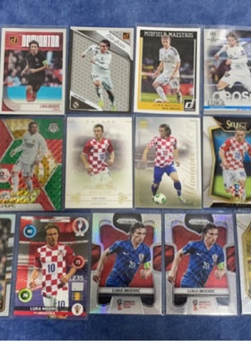 正版 足球球星卡topps公司皇马克罗地亚莫德里奇MODRIC普特卡专场