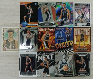 篮球 NBA球星卡 马刺队 文班亚马 新秀卡 rc rookie 特卡专集