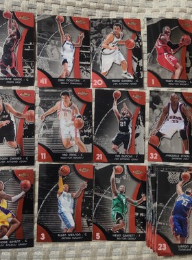 NBA球星卡TOPPS公司出品FINEST系列姚明韦德麦迪邓肯詹姆斯奥尼尔