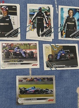 F1赛车卡 topps  福特拉 费尔南多 阿隆索 Fernando Alonso收藏卡