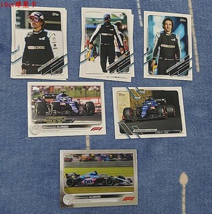 F1赛车卡 topps 福特拉 费尔南多 阿隆索 Fernando Alonso收藏卡