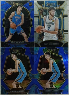 篮球nba球星卡 帕尼尼 select系列 切特 霍姆格伦专场 普特限量卡
