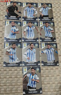 足球球星卡 2014世界杯 prizm  阿根廷队 全套及单卡 梅西 拉维奇