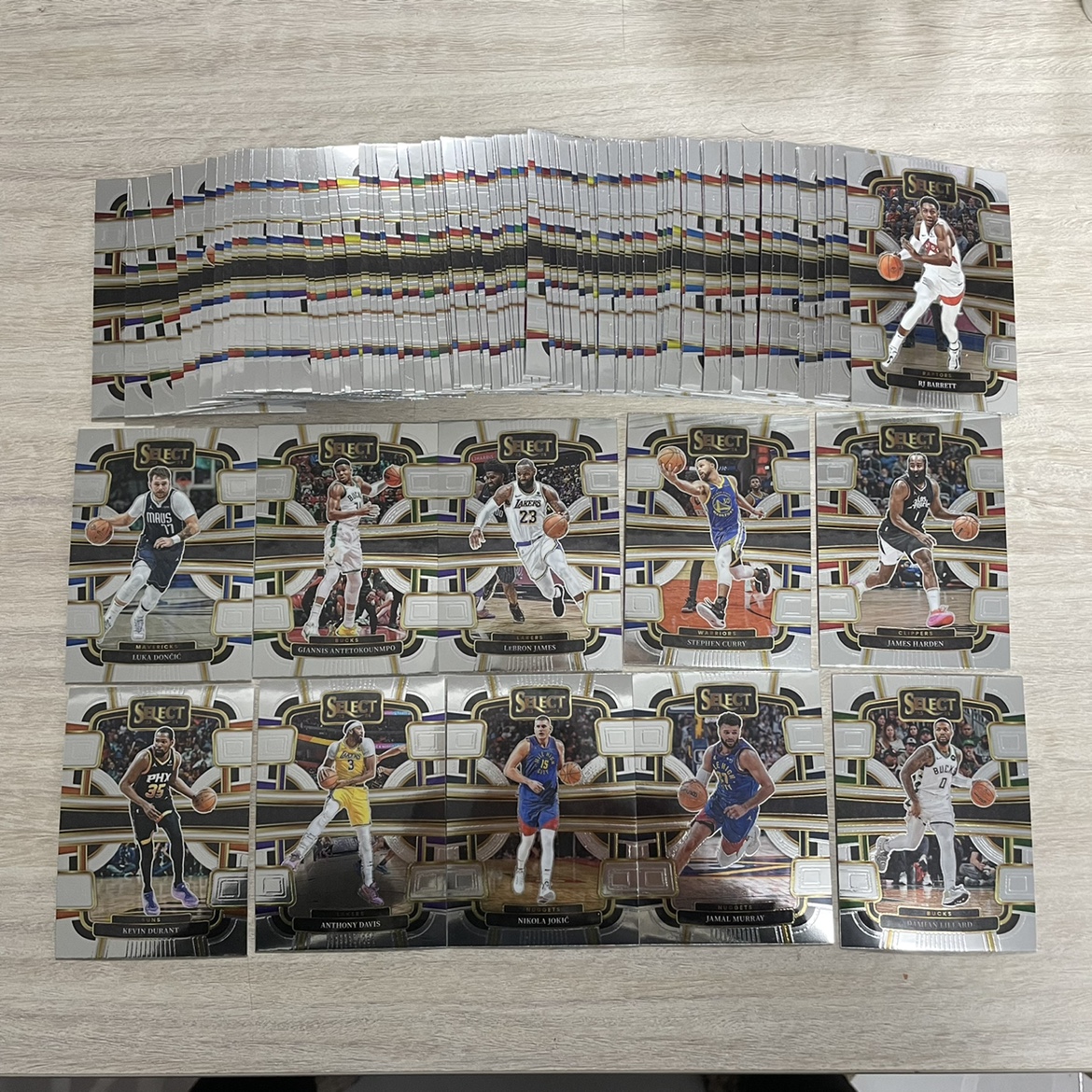 正版NBA球星卡 帕尼尼 2023-24 select 系列普卡 全套66张及单卡