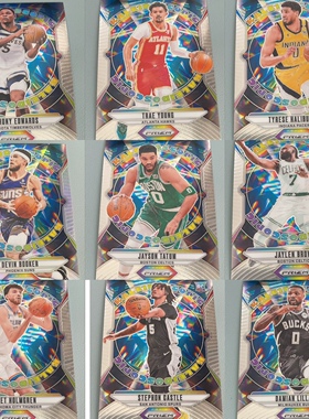 正版nba篮球球星卡 帕尼尼 2024-25 prizm 万花筒特卡全套及单卡