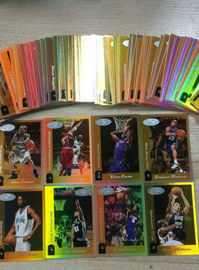 篮球收藏卡 NBA球星卡FLEER 0001 HOOPS系列34至63号金闪普卡单卡