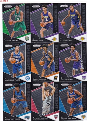 2017-18PRIZMEmergent新秀特卡