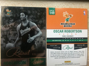 NBA球星卡PANINI出品1213 ABSOLUTE系列限量499老人卡皮蓬贾巴尔