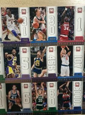 篮球纪念品nba球星卡 帕尼尼1213elite系列PRIME NUMBERS数据特卡
