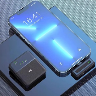 多功能直播领夹麦克风 2.4G收音降噪混响监听 新款 无线领夹麦克风