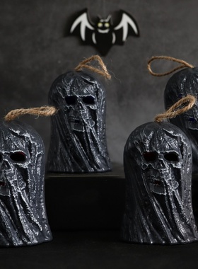 万圣节装饰提灯LED七彩渐变蜡烛