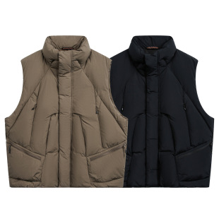 JAPA羽绒服马甲秋冬季 BEAMS 日系男女宽松加厚背心潮 品牌折扣