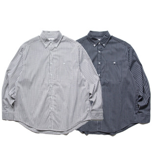春秋男女格子日系长袖 JAPA衬衫 BEAMS 衬衣文艺青年潮 品牌折扣