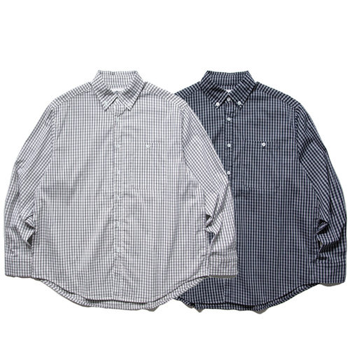 【品牌折扣】BEAMS JAPA衬衫春秋男女格子日系长袖衬衣文艺青年潮