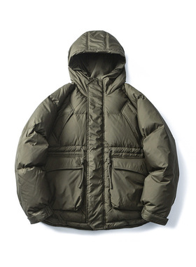 【品牌折扣】BEAMS JAPA羽绒服秋冬季日系大口袋男女宽松加厚工装