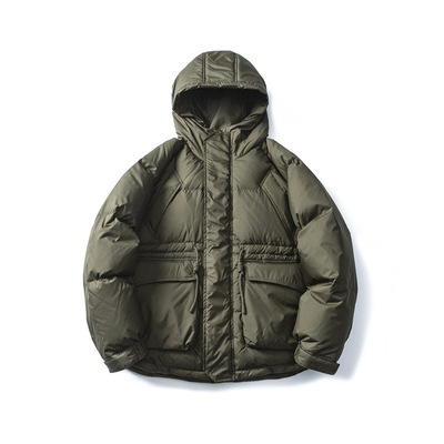 【品牌折扣】BEAMS JAPA羽绒服秋冬季日系大口袋男女宽松加厚工装