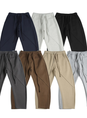 【品牌折扣】BEAMS NNDS运动裤休闲春秋男女款卫裤宽松休闲弯刀裤