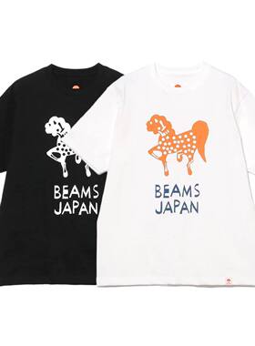 【品牌折扣】BEAMS NNDS短袖T恤夏男女情侣印花纯棉宽松百搭上衣