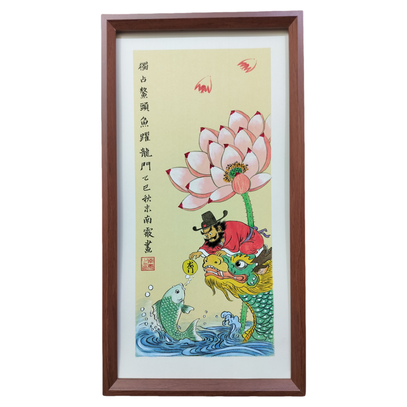 名家手绘钟馗100%纯手绘收藏级国画真朱砂镇宅招财保平安玄关客厅
