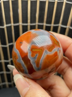 战国红玛瑙精品俏色意境多个像形魔幻色彩大珠子摆件