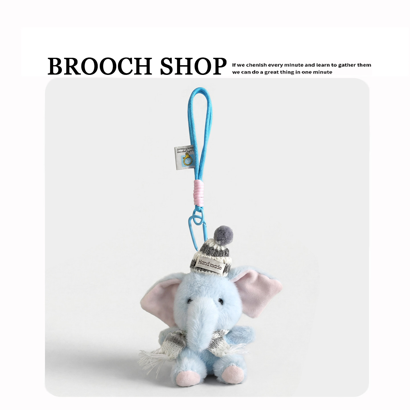 原创大耳朵大象毛绒包包挂件送女生公仔小玩偶钥匙扣背包书包挂饰