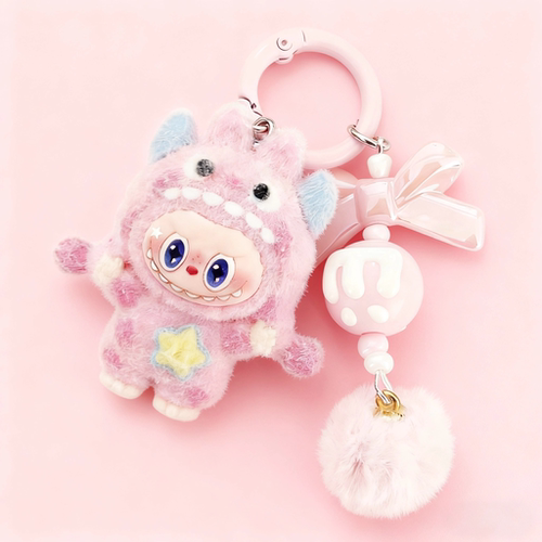 labubu包包挂件拉卟布玩偶公仔书包钥匙扣车挂饰送女朋友生日礼物