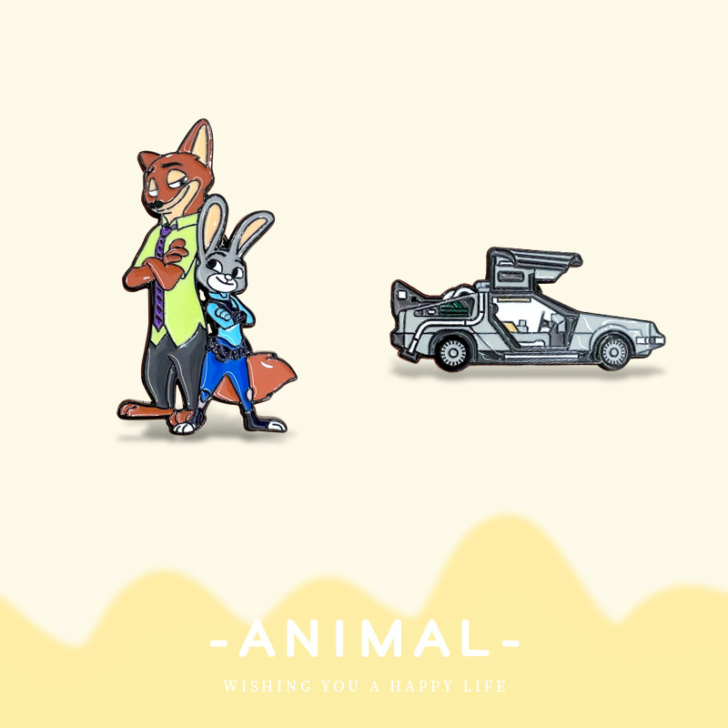 疯狂动物城动漫胸针兔子朱迪警官