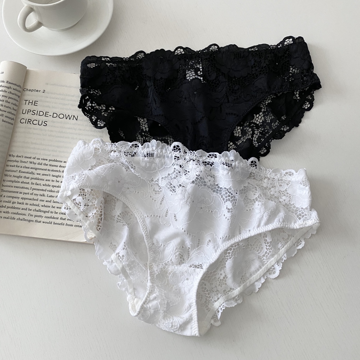 镂空蕾丝内裤女士低腰性感三角裤