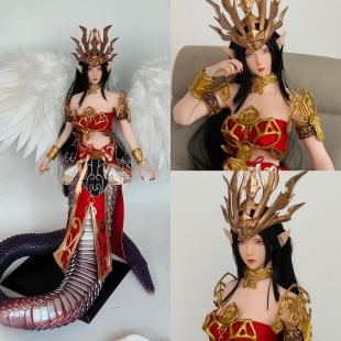 蛇女 包胶可动女人偶 220 TBLeague PL2023 美杜莎 可动蛇尾